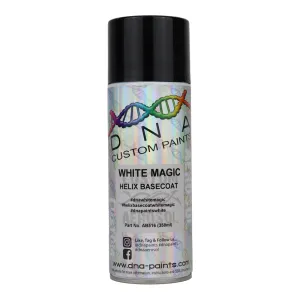 DNA PAINTS Helix Basecoat Spray Paint 350ml Aerosol White Magic